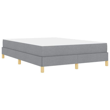 Boxspring bed Taupe, Bruin 140 x 200 cm Stof, Engineered Hout