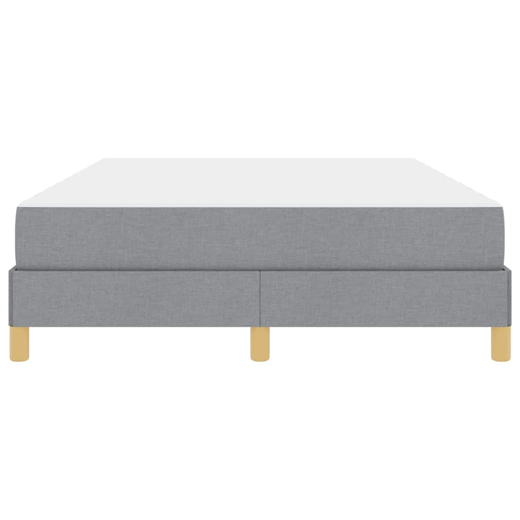 Boxspring bed Taupe, Bruin 140 x 200 cm Stof, Engineered Hout