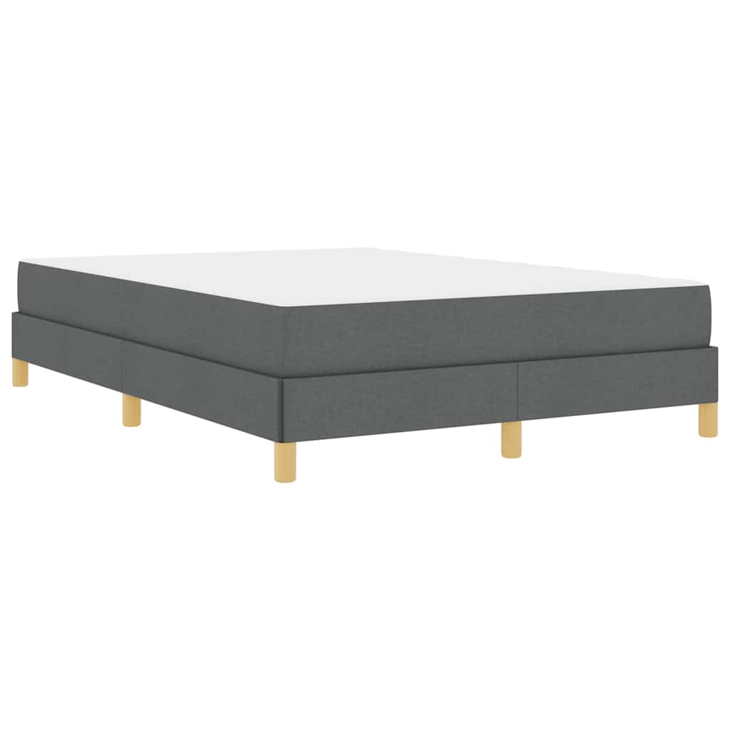 Boxspring bed Taupe, Bruin 140 x 200 cm Stof, Engineered Hout