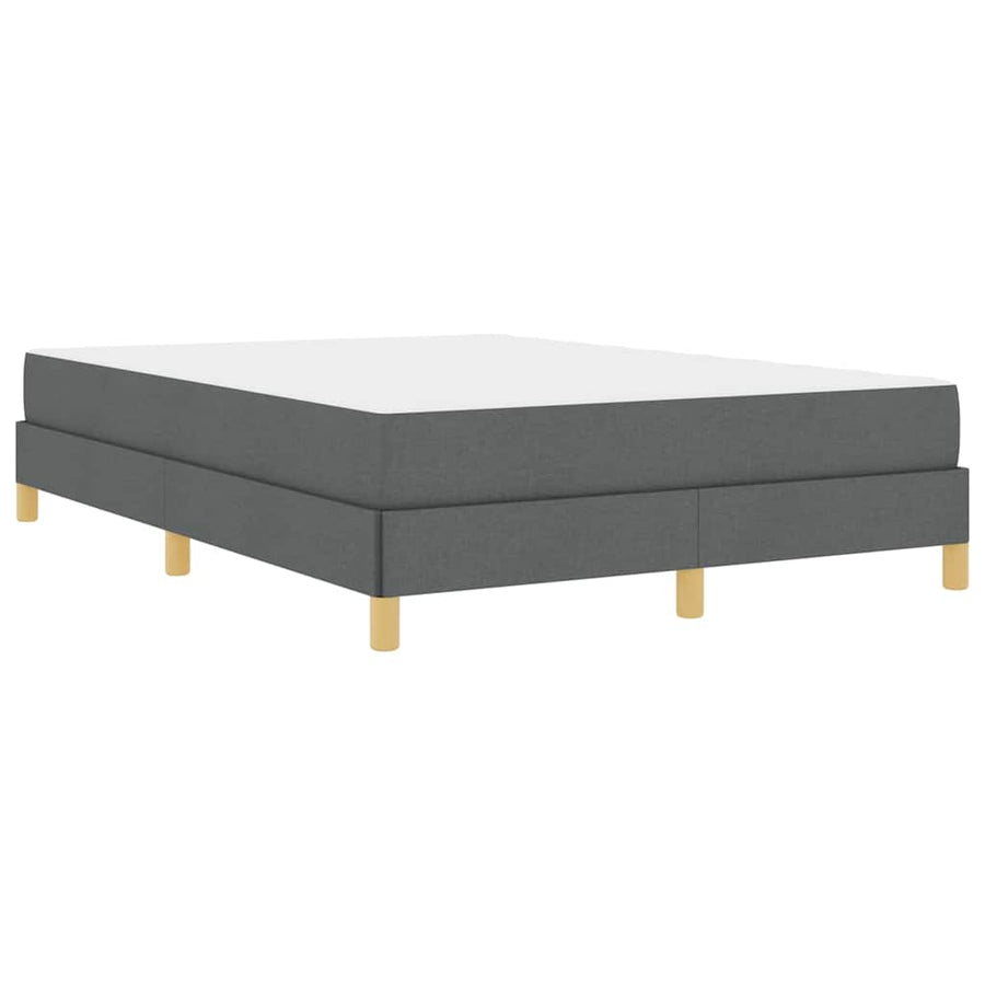 Boxspring bed Taupe, Bruin 140 x 200 cm Stof, Engineered Hout