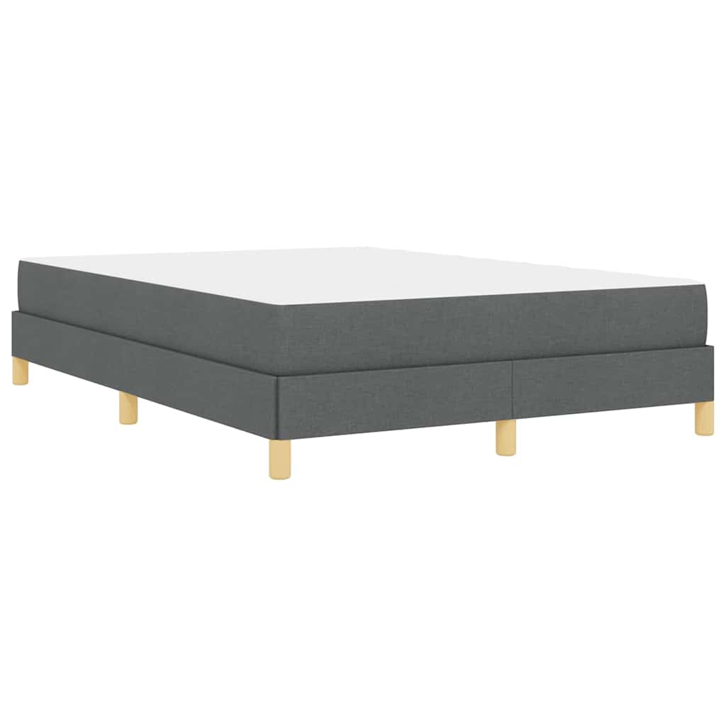 Boxspring bed Taupe, Bruin 140 x 200 cm Stof, Engineered Hout
