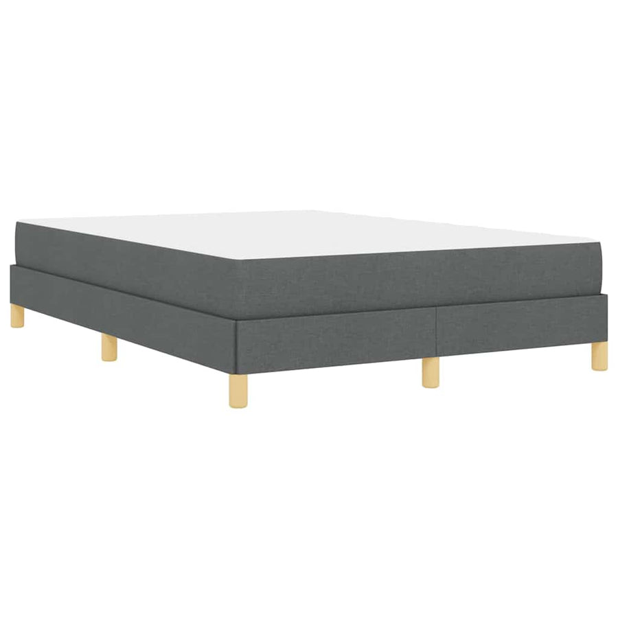 Boxspring bed Taupe, Bruin 140 x 200 cm Stof, Engineered Hout
