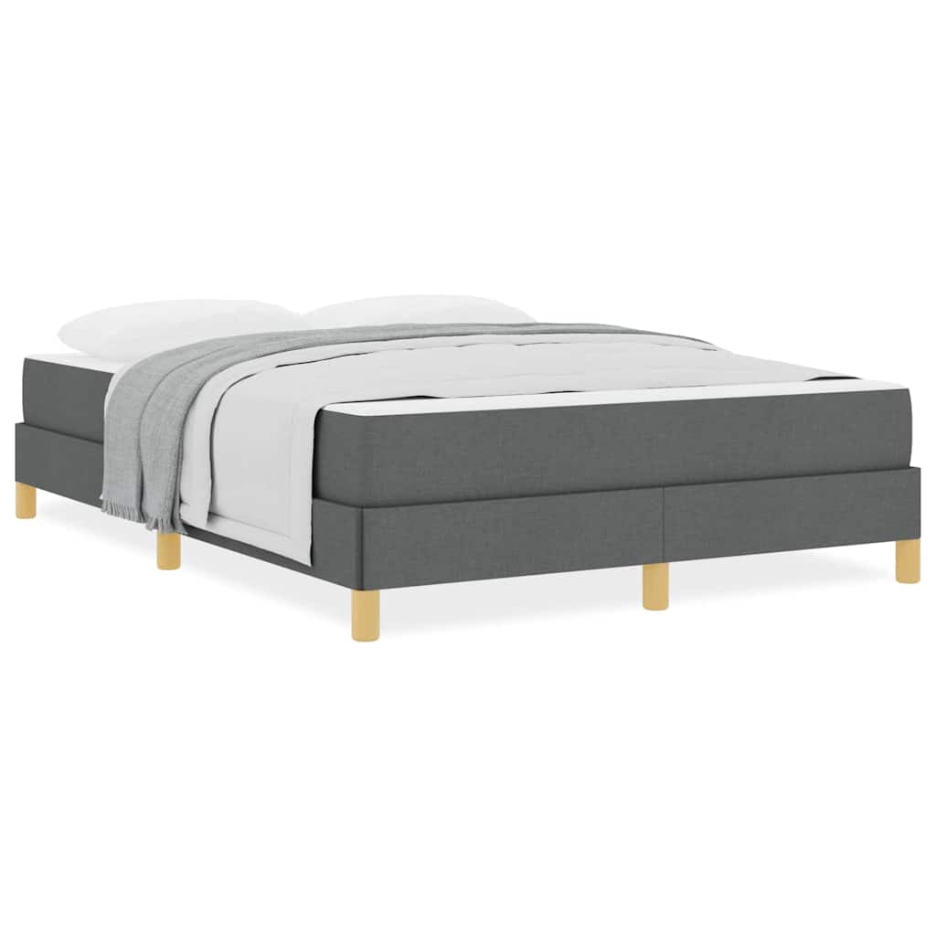 Boxspring bed Taupe, Bruin 140 x 200 cm Stof, Engineered Hout
