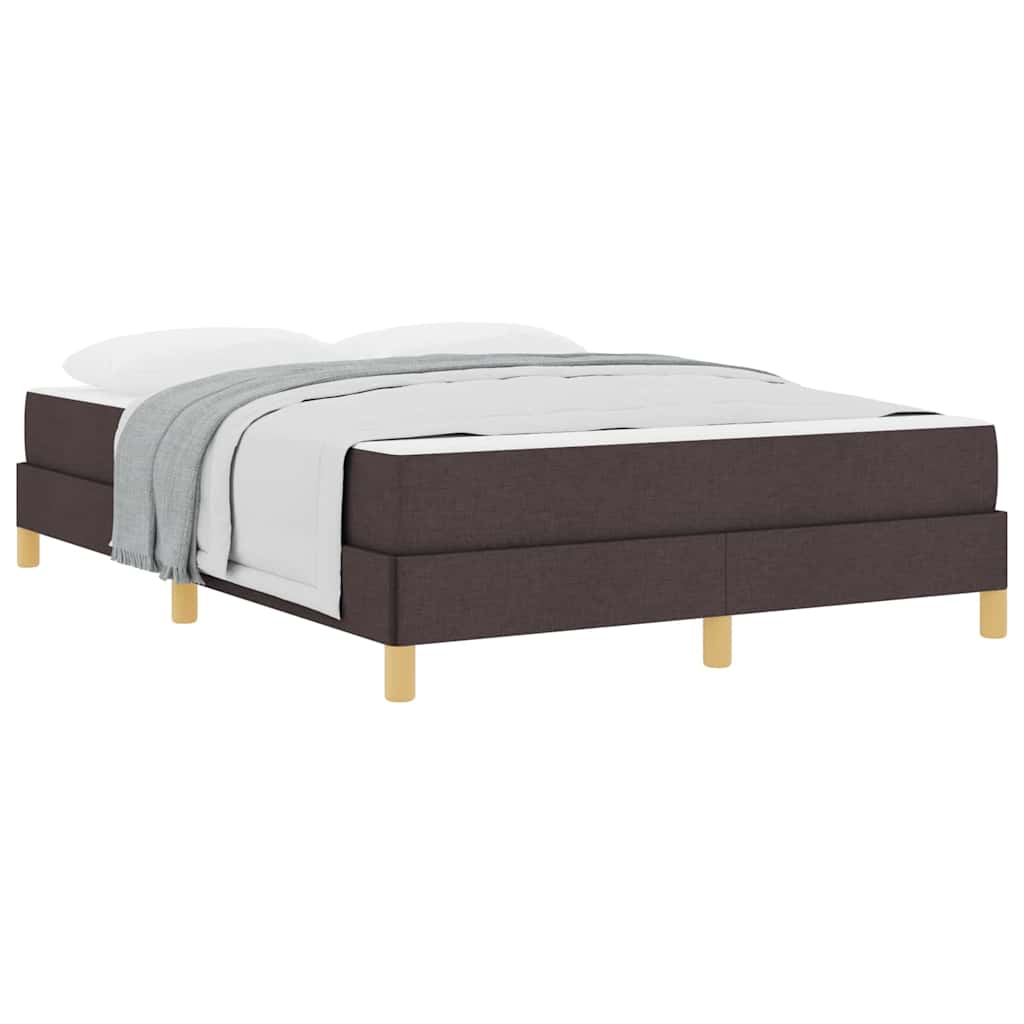 Boxspring bed Bruin 140 x 200 cm Stof, Engineered Hout