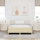 Boxspringbed 140x200 cm crème