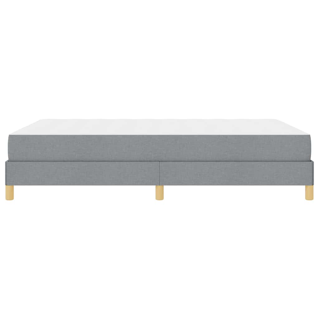 Boxspring bed Taupe, Bruin 160 x 200 cm Stof, Engineered Hout