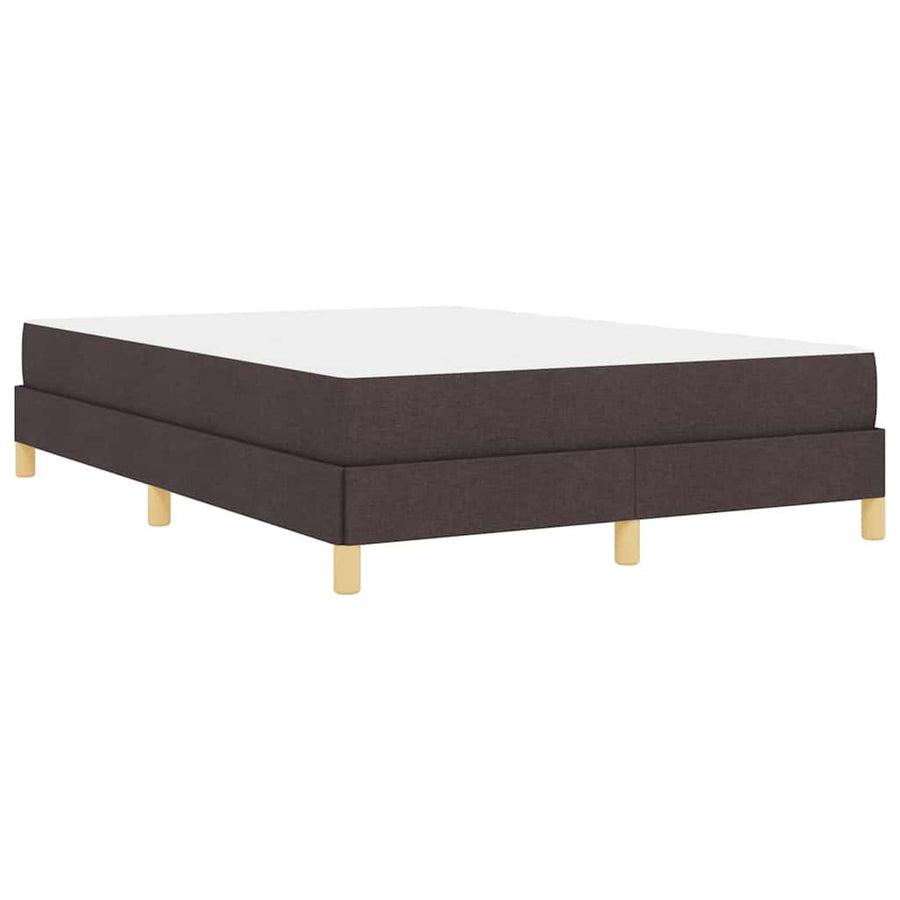 Boxspring bed Bruin 160 x 200 cm Stof, Engineered Hout