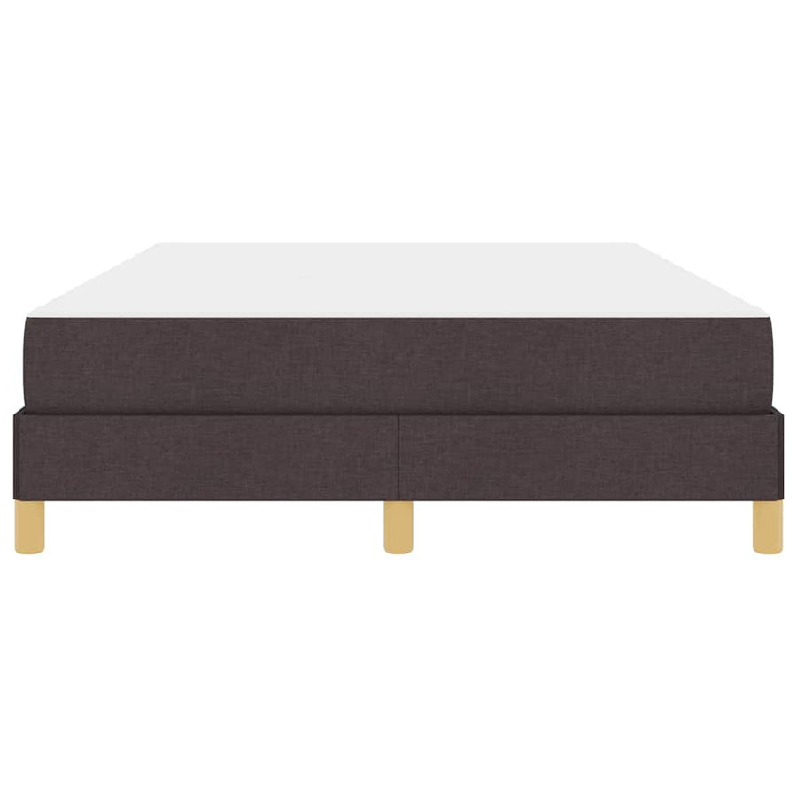 Boxspring bed Bruin 160 x 200 cm Stof, Engineered Hout