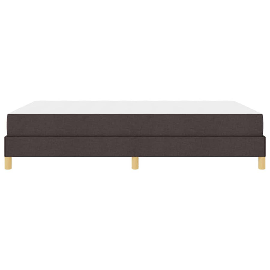 Boxspring bed Bruin 160 x 200 cm Stof, Engineered Hout