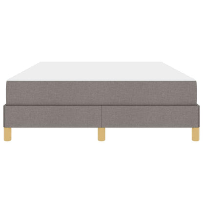 Boxspring bed Taupe, Bruin 160 x 200 cm Stof, Engineered Hout