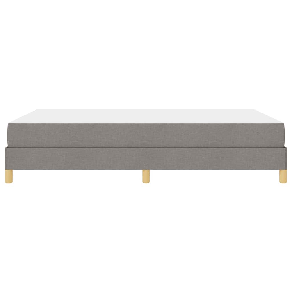 Boxspring bed Taupe, Bruin 160 x 200 cm Stof, Engineered Hout