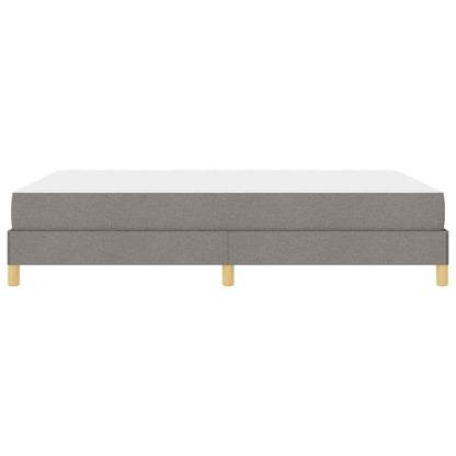 Boxspring bed Taupe, Bruin 160 x 200 cm Stof, Engineered Hout
