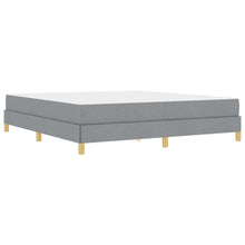 Boxspring bed Taupe, Bruin 180 x 200 cm Stof, Engineered Hout