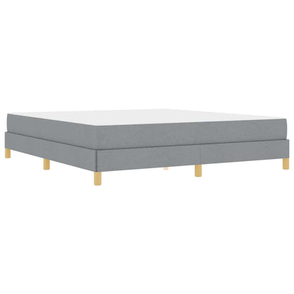 Boxspring bed Taupe, Bruin 180 x 200 cm Stof, Engineered Hout