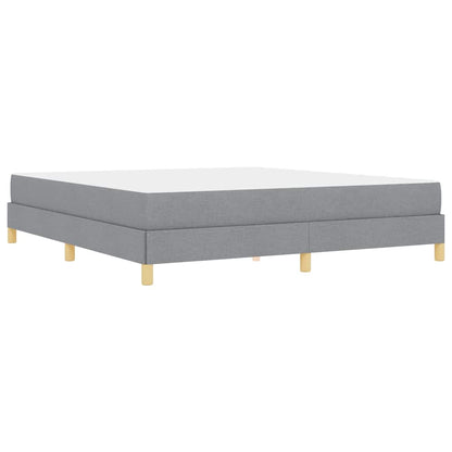 Boxspring bed Taupe, Bruin 180 x 200 cm Stof, Engineered Hout