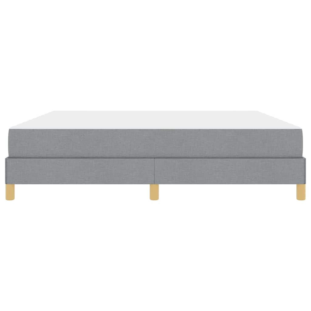 Boxspring bed Taupe, Bruin 180 x 200 cm Stof, Engineered Hout