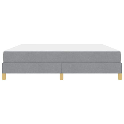 Boxspring bed Taupe, Bruin 180 x 200 cm Stof, Engineered Hout