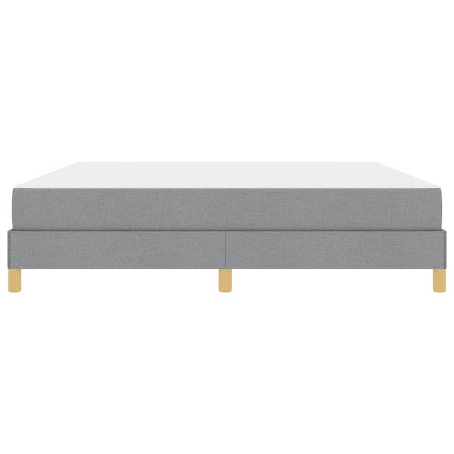 Boxspring bed Taupe, Bruin 180 x 200 cm Stof, Engineered Hout