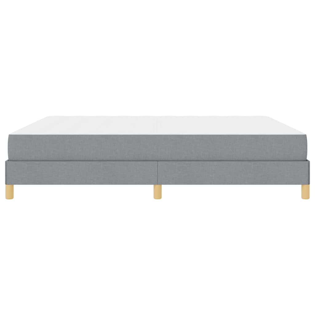Boxspring bed Taupe, Bruin 180 x 200 cm Stof, Engineered Hout