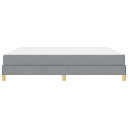 Boxspring bed Taupe, Bruin 180 x 200 cm Stof, Engineered Hout