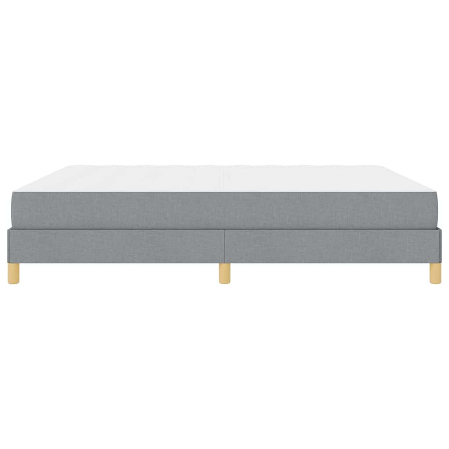 Boxspring bed Taupe, Bruin 180 x 200 cm Stof, Engineered Hout