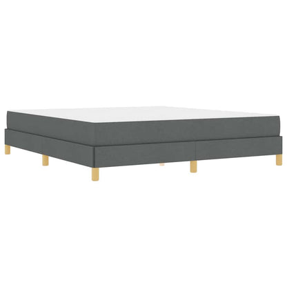 Boxspring bed Taupe, Bruin 180 x 200 cm Stof, Engineered Hout