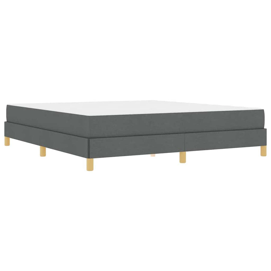 Boxspring bed Taupe, Bruin 180 x 200 cm Stof, Engineered Hout