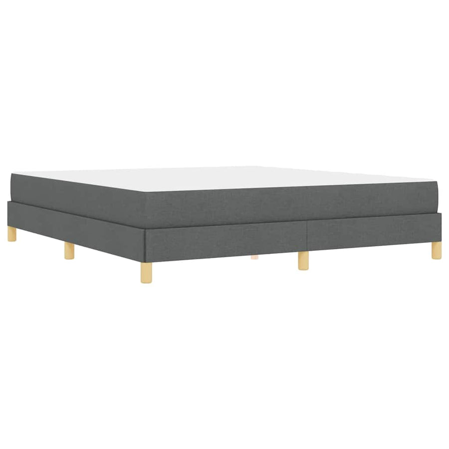 Boxspring bed Taupe, Bruin 180 x 200 cm Stof, Engineered Hout
