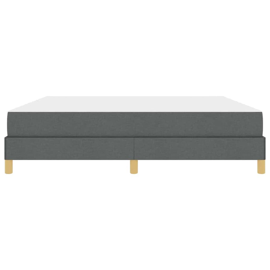 Boxspring bed Taupe, Bruin 180 x 200 cm Stof, Engineered Hout