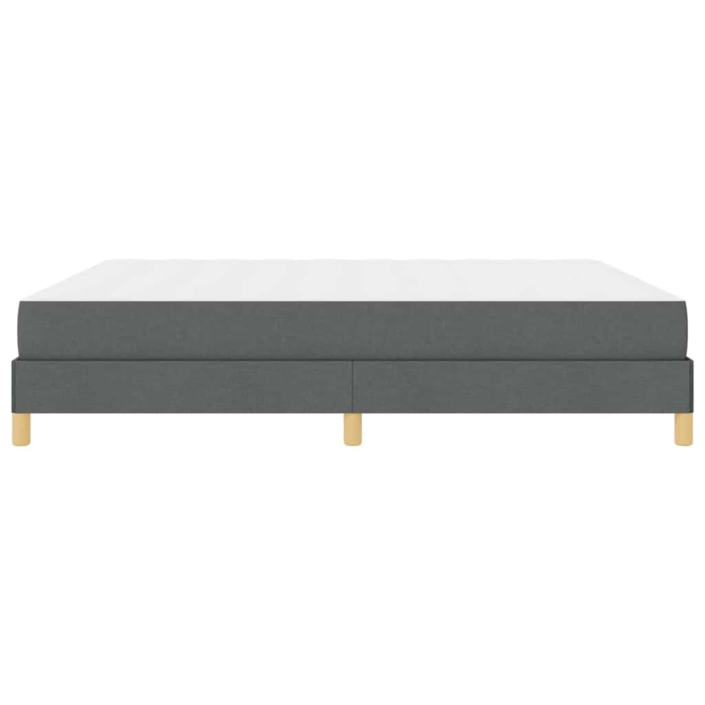 Boxspring bed Taupe, Bruin 180 x 200 cm Stof, Engineered Hout