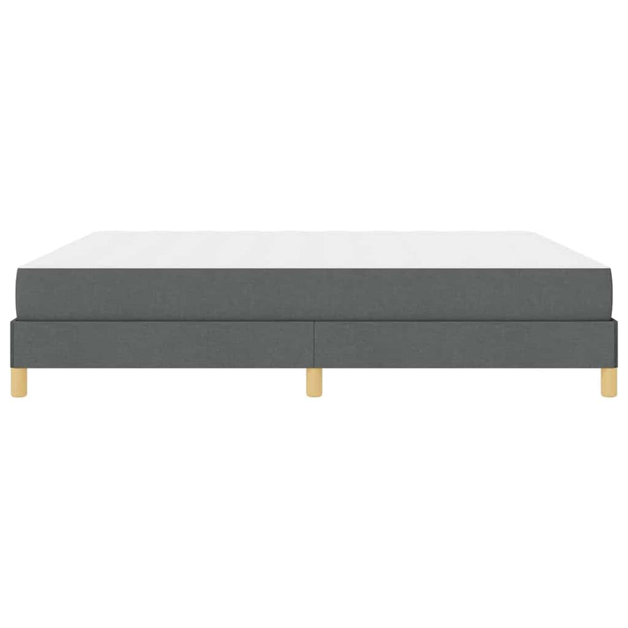 Boxspring bed Taupe, Bruin 180 x 200 cm Stof, Engineered Hout