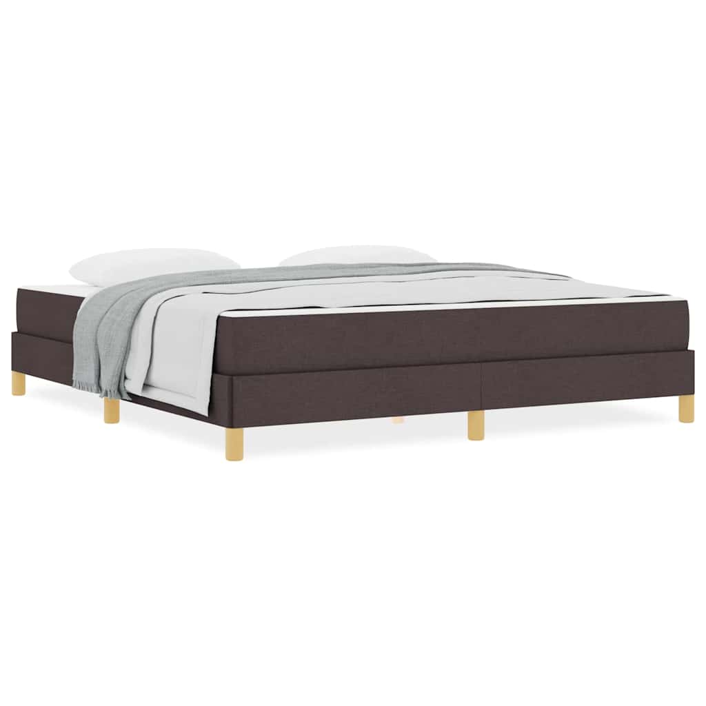 Boxspring bed Bruin 180 x 200 cm Stof, Engineered Hout