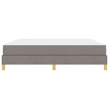 Boxspring bed Taupe, Bruin 180 x 200 cm Stof, Engineered Hout