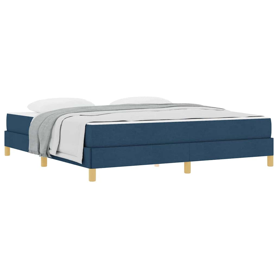 Boxspring bed Taupe, Bruin 180 x 200 cm Stof, Engineered Hout