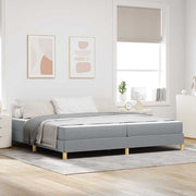 Boxspringbed 200x200 cm lichtgrijs