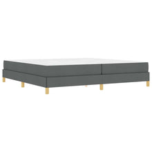 Boxspring bed Taupe, Bruin 200 x 200 cm Stof, Engineered Hout