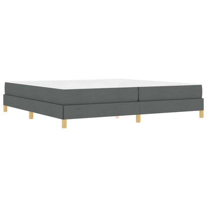 Boxspring bed Taupe, Bruin 200 x 200 cm Stof, Engineered Hout
