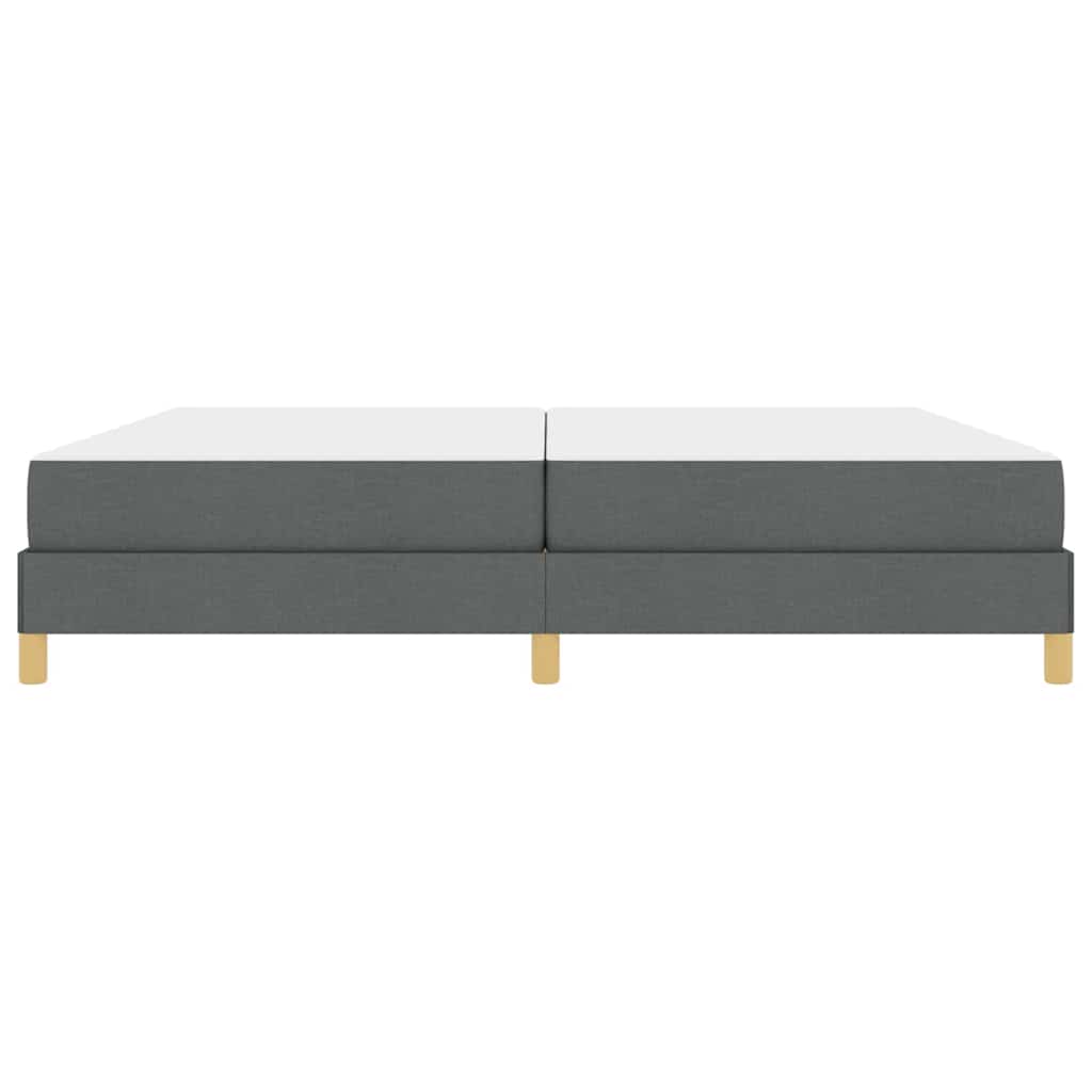 Boxspring bed Taupe, Bruin 200 x 200 cm Stof, Engineered Hout