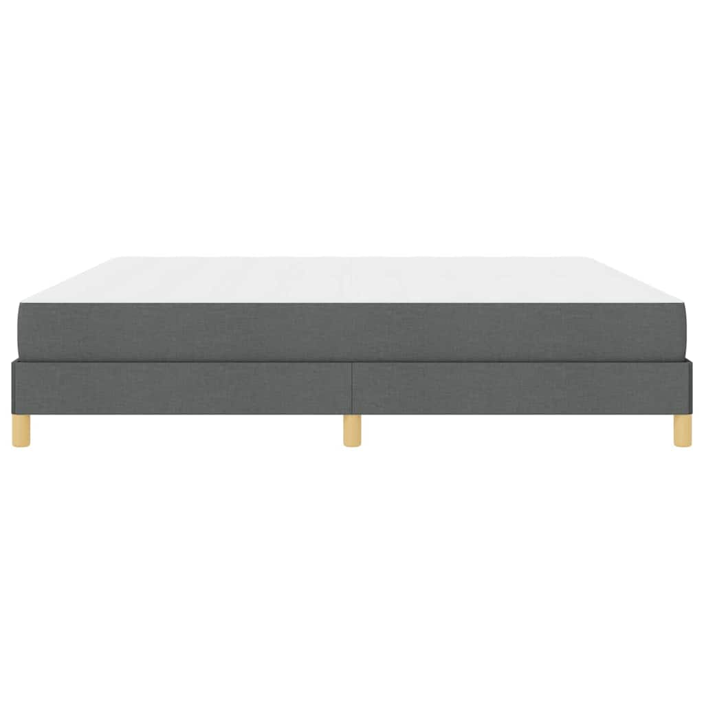 Boxspring bed Taupe, Bruin 200 x 200 cm Stof, Engineered Hout