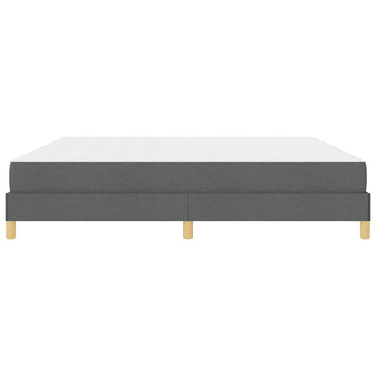 Boxspring bed Taupe, Bruin 200 x 200 cm Stof, Engineered Hout