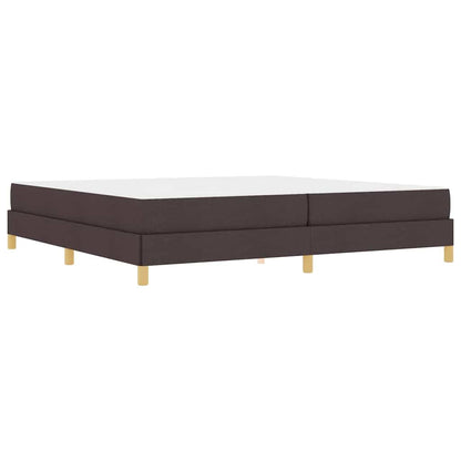 Boxspring bed Bruin 200 x 200 cm Stof, Engineered Hout