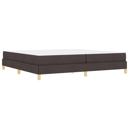 Boxspring bed Bruin 200 x 200 cm Stof, Engineered Hout