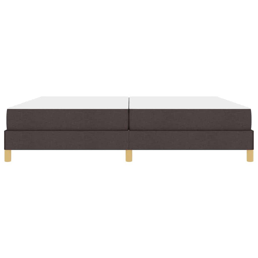 Boxspring bed Bruin 200 x 200 cm Stof, Engineered Hout