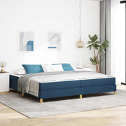 Boxspringbed 200x200 cm stof taupe bruin