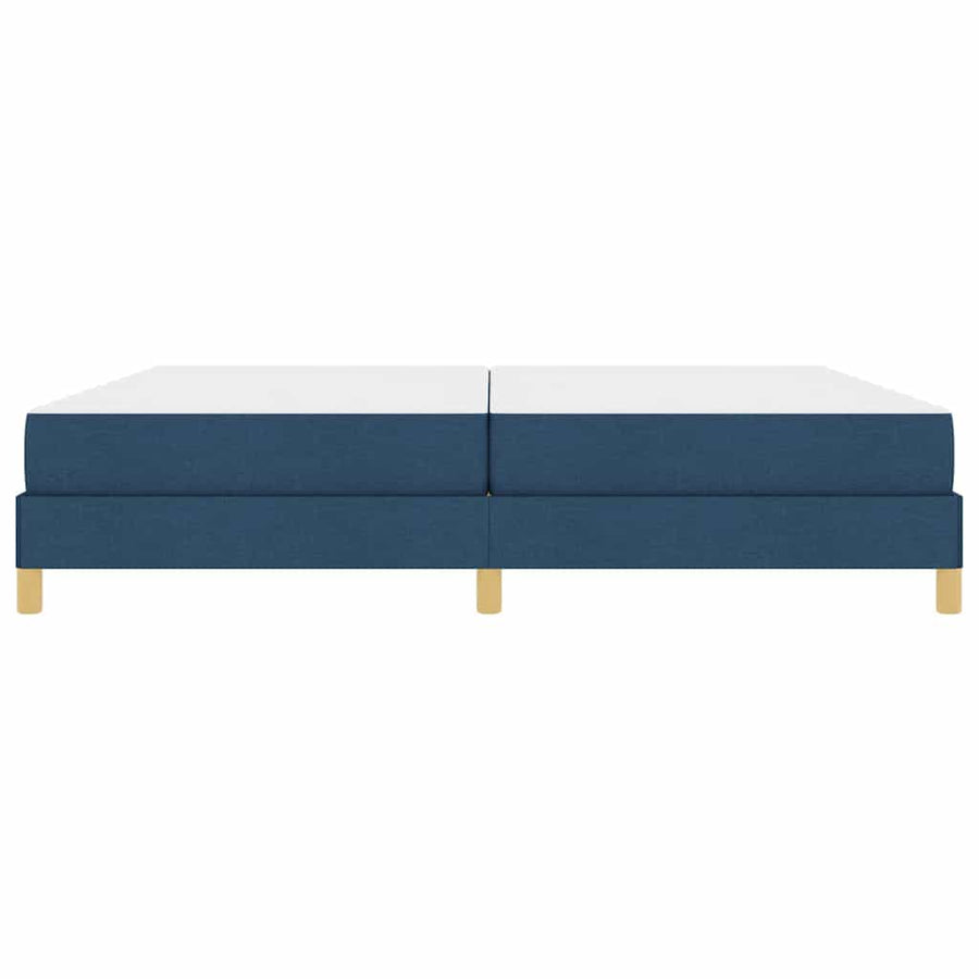 Boxspring bed Taupe, Bruin 200 x 200 cm Stof, Engineered Hout