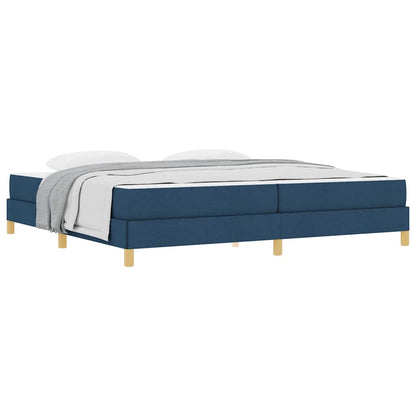 Boxspring bed Taupe, Bruin 200 x 200 cm Stof, Engineered Hout