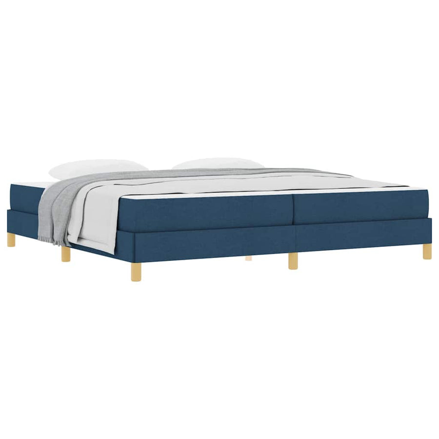 Boxspring bed Taupe, Bruin 200 x 200 cm Stof, Engineered Hout