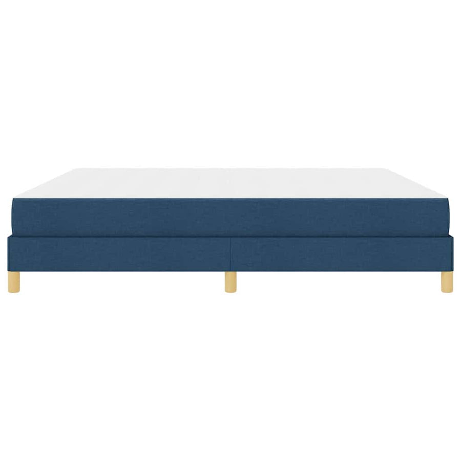 Boxspring bed Taupe, Bruin 200 x 200 cm Stof, Engineered Hout