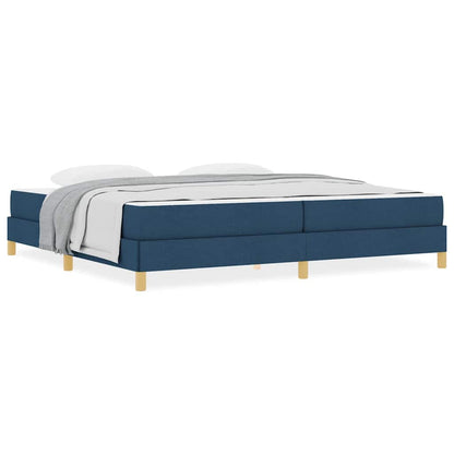 Boxspring bed Taupe, Bruin 200 x 200 cm Stof, Engineered Hout