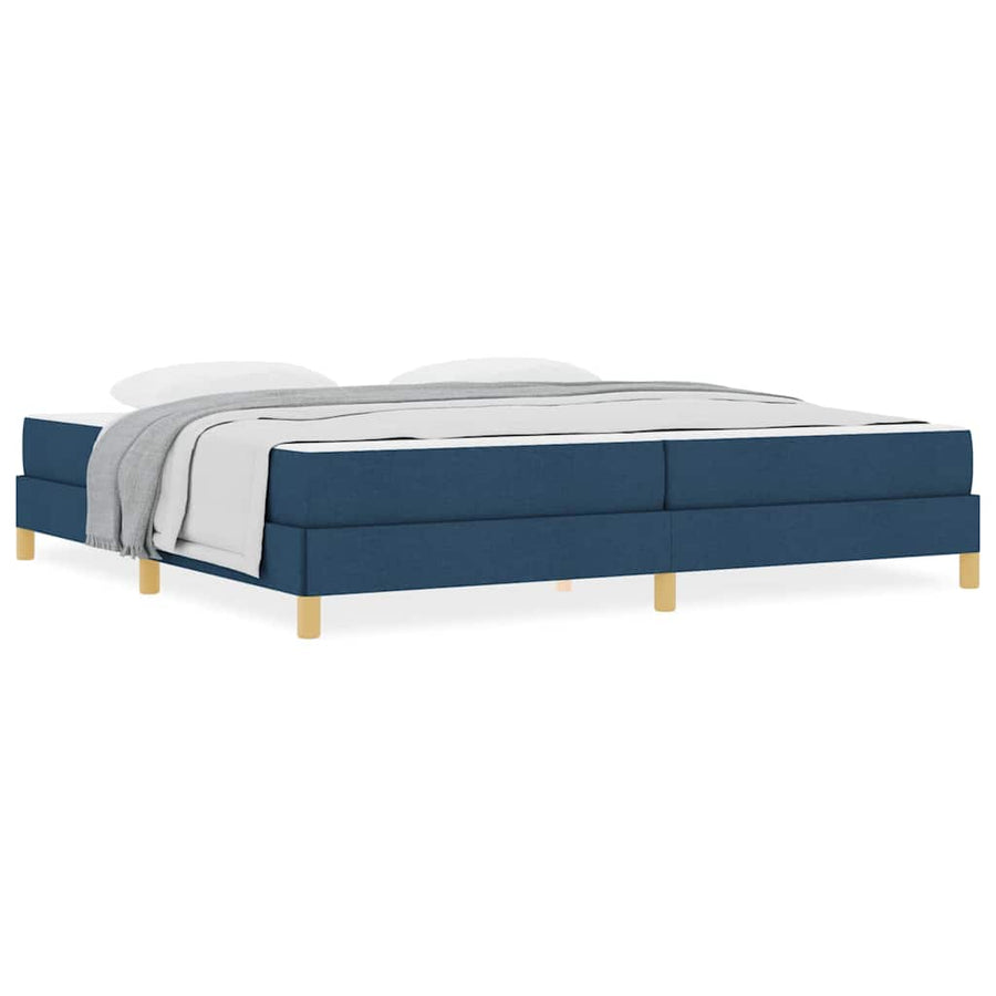 Boxspring bed Taupe, Bruin 200 x 200 cm Stof, Engineered Hout
